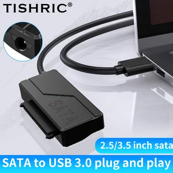 USB 3.0 SATA Kablosu SATA III Sabit Disk dönüştürücü kablosu İçin 3.5 / 2.5 İnç Harici HDD SSD sabit disk Veri Kablosu PC Laptop İçin
