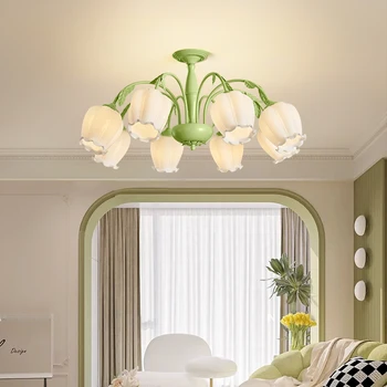 OULALA Modern kolye ışık Retro tasarım asılı LED tavan lambası endüstriyel yaratıcı halat ev yatak odası için