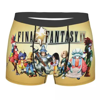 Serin Final Fantasy Boksörler Şort Külot Erkek Külot Rahat Anime video oyunu Külot Iç Çamaşırı