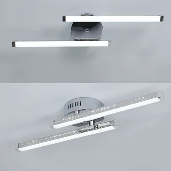 paslanmaz çelik led avize ışığı vücut demir tavan lambası plaka oturma odası için kapalı ışık 16W 24W 32W