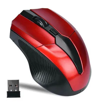 Yeni 2.4 GHz Kablosuz Fare Optik Fare USB Alıcı ile Oyun 1200DPI 4 Düğmeler bilgisayar için fare PC laptop aksesuarları