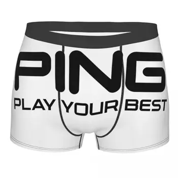 Özel Golf Logosu İç Çamaşırı Erkekler Nefes Boxer Külot Şort Külot Yumuşak Külot Homme