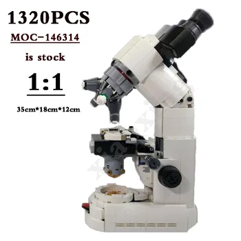 Kompozit Mikroskop * Saturn MOC-146314 * Geliştirilmiş Tasarım 21309 Model C V2. 0 Yapı Taşı Oyuncak 1320 ADET DIY çocuklar için doğum günü hediyesi
