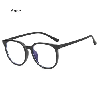 Bayanlar moda miyopi gözlük erkekler kadınlar mavi ışık engelleme şeffaf reçete gözlük Unisex eksi Diyoptri gözlük