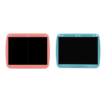 1 Takım yazı tahtası Bölünmüş Ekran Yazı Tahtası LCD Tek Renkli Elektronik Boyama Kurulu Çizim Kurulu El Yazısı Pad Mavi