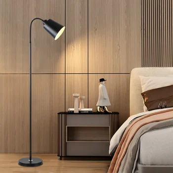 Zemin Lambası Oturma Odası Yatak Odası Ins Tarzı Yaratıcı Başucu Lambası Modern Minimalist Çalışma Led Dikey Masa Lambası