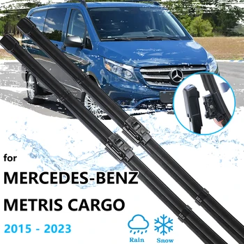 Mercedes-benz Metris Kargo 2015 ~ 2023 Fırçalar Ön cam silecek lastikleri Kauçuk Pencere Cam Ön Cam Yıkayıcılar Araba Aksesuarları