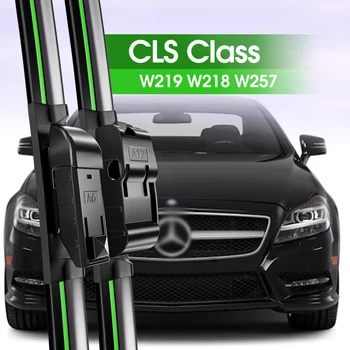 2 adet Ön cam sileceği Bıçakları Mercedes Benz CLS Sınıfı W219 W218 W257 2004-2023 2005 2018 Ön Cam Pencere Aksesuarları