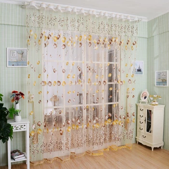 Modern Tül Perdeler Oturma Odası İçin Mor Perdeler Çocuklar İçin yatak odası kapısı Kısa Mutfak Pencere Perdeleri Yaratıcı Örtü