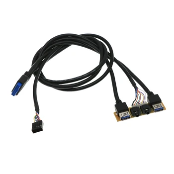Dahili USB3. 0 + USB3.0 Ön Panel Kablo Bağlantı Noktası G / Ç Kartı Dahili Hat