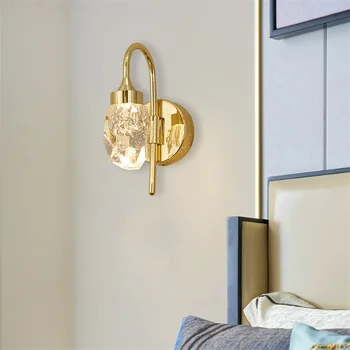 SOFİTY Modern Duvar Lambası Kristal Aplik led iç mekan duvar ışığı Fikstür Altın Lüks Süslemeleri Yatak Odası Oturma Odası Ofis İçin