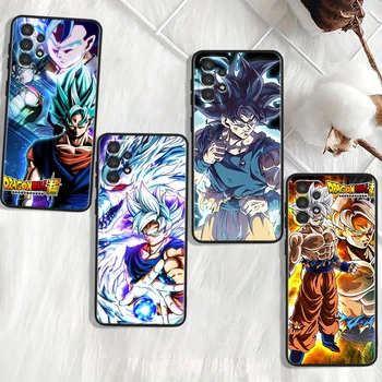 Goku Anime D ejderha topları Samsung Galaxy A91 A81 A71 A51 A42 A31 A21S A12 A11 A04 S E A02S A01 Çekirdek Siyah telefon kılıfı