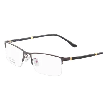 Dikdörtgen Gözlük Çerçeve Yarım Çerçevesiz Gözlük Çerçeveleri Iş Eğlence Optik Gözlük Ruı Hao Gözlük Marka 928