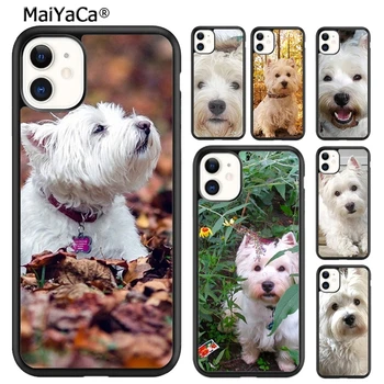 MaiYaCa Batı Yayla Beyaz Terrier Köpek Telefon Kılıfı İçin iPhone 15 SE2020 6s 7 8 artı X XR XS 11 12 mini 13 14 pro max coque