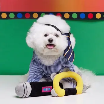 mikrofon köpek oyuncak gizli gıda köpek oyuncak pet ses oyuncak köpek oyuncak köpek yavrusu için interaktif köpek oyuncak küçük köpek için Kore köpek oyuncak