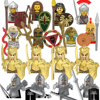 Ortaçağ Karakterler Yapı Taşları Roma Askerler Spartalılar Kahramanlar Elf Guard Firavunlar Mumya Cüceler Savaşçı Film Bebek Tuğla