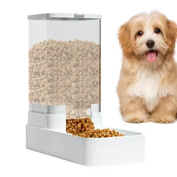 Otomatik Köpek Besleyici Otomatik Yerçekimi Köpek Kedi Besleyici 3.8 L Evcil Yerçekimi Besleyici Gıda Ve Su İçin Büyük Kapasiteli Köpekler Ve