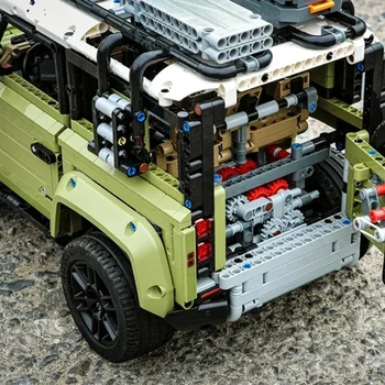 2573 adet Ünlü Araba Blokları Land Supercar Riover Off-Road Defender Araç Model42110 Yapı Taşları Tuğla Oyuncaklar Çocuklar Yetişkinler Hediye