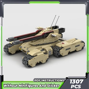 Moc yapı tuğlaları Askeri Model Mamut Saldırı Tankı MK3 Teknoloji Modüler Blokları Hediyeler Oyuncaklar Çocuklar İçin DIY Setleri Montaj
