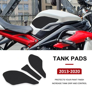 Yeni Motosiklet DAYTONA 675 İçin / R Sokak Üçlü 765 R / RS 2013 - 2020 kaymaz Tank Pedleri Sticker Yan Gaz Diz Kavrama çekme pedi