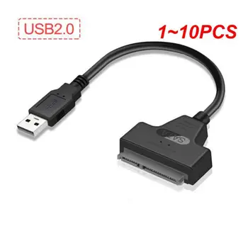 1~10 ADET USB 3.0 Adaptör kablosu Bilgisayar Kabloları Konnektörleri Usb 2.0 Sata Kablosu 6 Gbps'ye Kadar Destek Harici SSD sabit disk 22 Pin