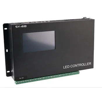 SY-418-B2 Ekran Dokunmatik Müzikal Denetleyici DMX SPI AC100V-240V 8 kanal DMX512 Programlanabilir Dijital Led Denetleyici