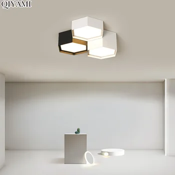 LED avize tavan yatak odası için lamba Modern karartma yaratıcı yatak odası ev ışık oturma odası aydınlatma dekor ev aydınlatma armatürü