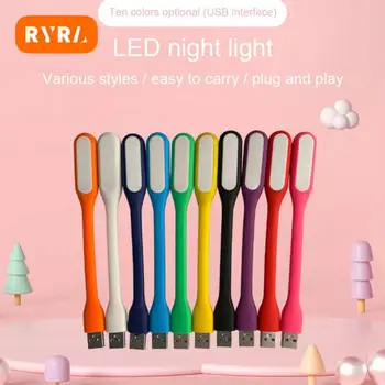 Görme Usb led ışık Katlanabilir Yaratıcı Gece Lambaları Toptan 10 Renkler Dizüstü Lamba Güç Bankası Pc Dizüstü Usb Lamba