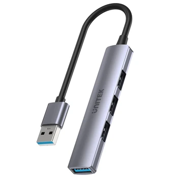 Unıtek 4-in - 1 USB Hub USB-C USB 3.0 5 Gbps Veri Transferi USB-A macbook için HUB Hava / Pro HP Lenovo Dizüstü Akıllı TV pc bilgisayar