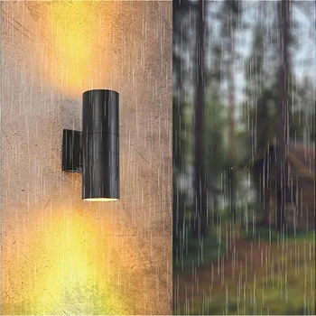 E27 COB duvar lambası açık kapalı Led ampul Bahçe ev dekor 20w 90mm su geçirmez