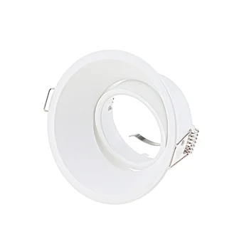 Yuvarlak / Kare Modern Alüminyum Alaşımlı LED Tavan Lambası MR16 GU10 Değiştirilebilir Spot elektrik ampulü Fikstür Downlight Tutucu