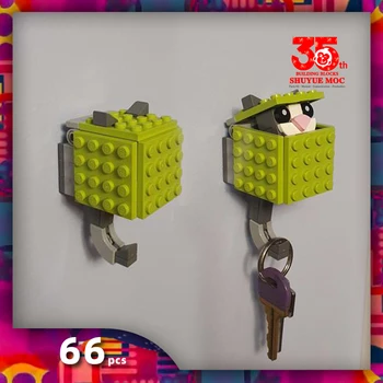 Kitty yapı taşları sıradışı oyuncaklar montaj modeli hediyeler inşaat seti çocuk kız için yaratıcı Oyuncak tuğla dıy Anahtarlık