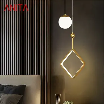 ANİTA İskandinav kolye ışık LED Modern basit lamba armatürleri dekoratif ev oturma odası için
