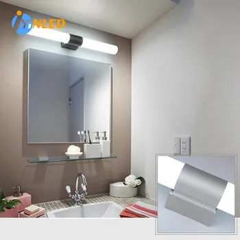 Modern led duvar ışığı banyo makyaj masası aynası ışık 16W akrilik tüp duvar aplik aydınlatma armatürü yatak Odası oturma Odası duvar Lambası